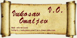 Vukosav Omaljev vizit kartica
